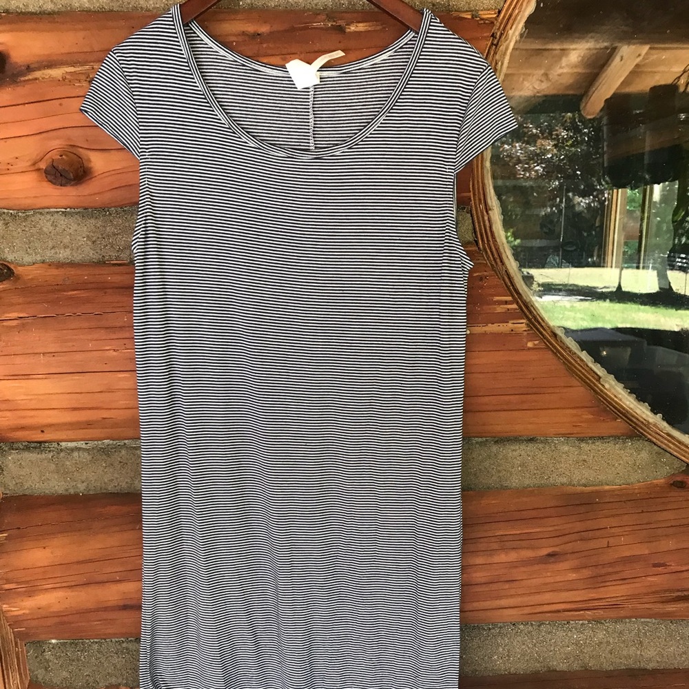 Striped t shirt dress